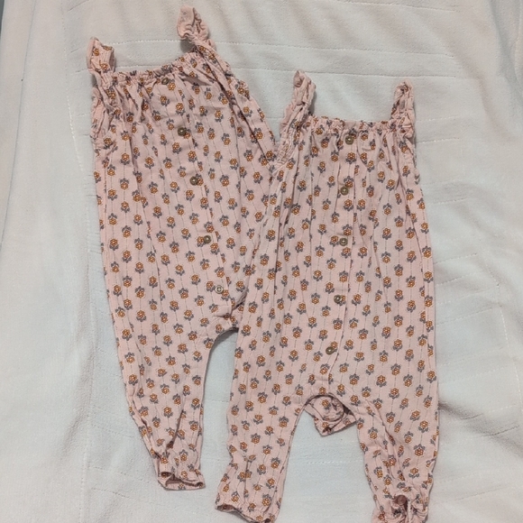 Carter's Other - Carter's Pink Floral Baby Outfit